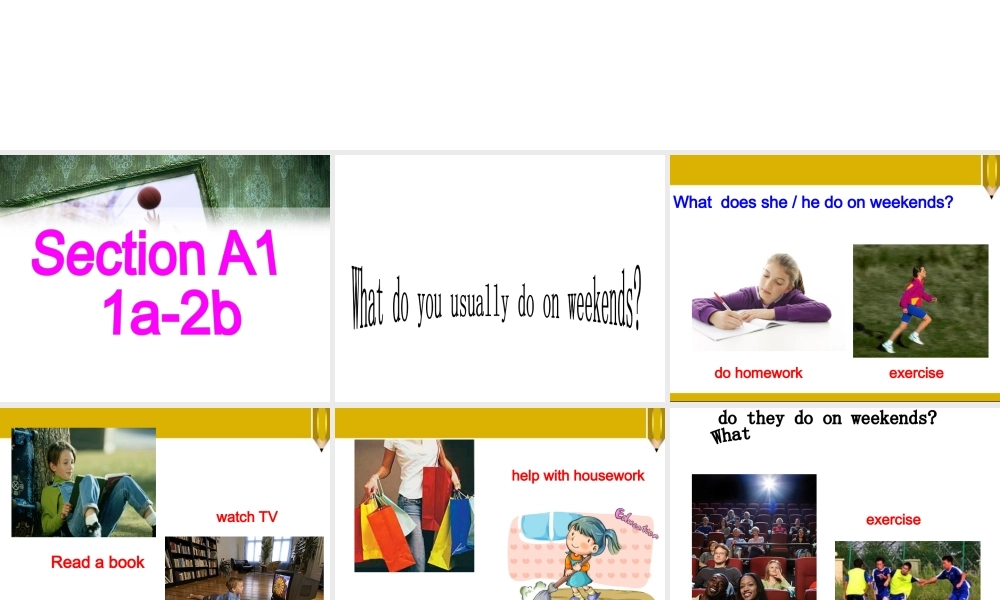 新目标八年级unit2SectionA1