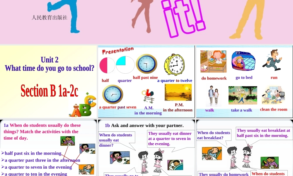 七下Unit2SectionB（三）1a-2c（共35张PPT）