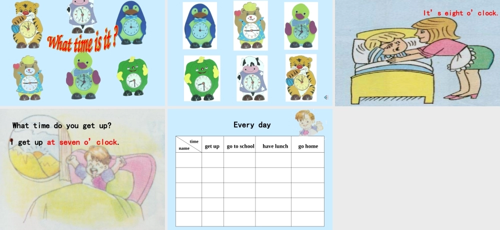 四年级英语Whattimeisit课件