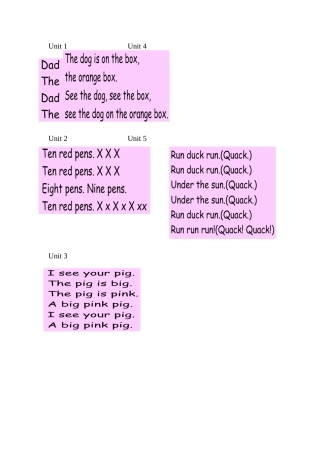 三下语音部分chant