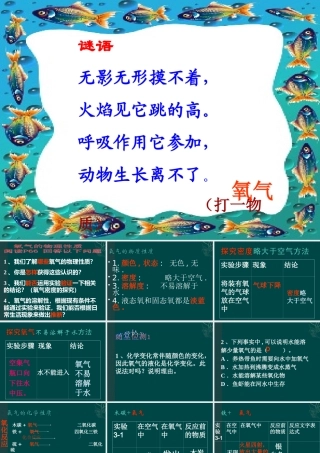 氧气的物质性质