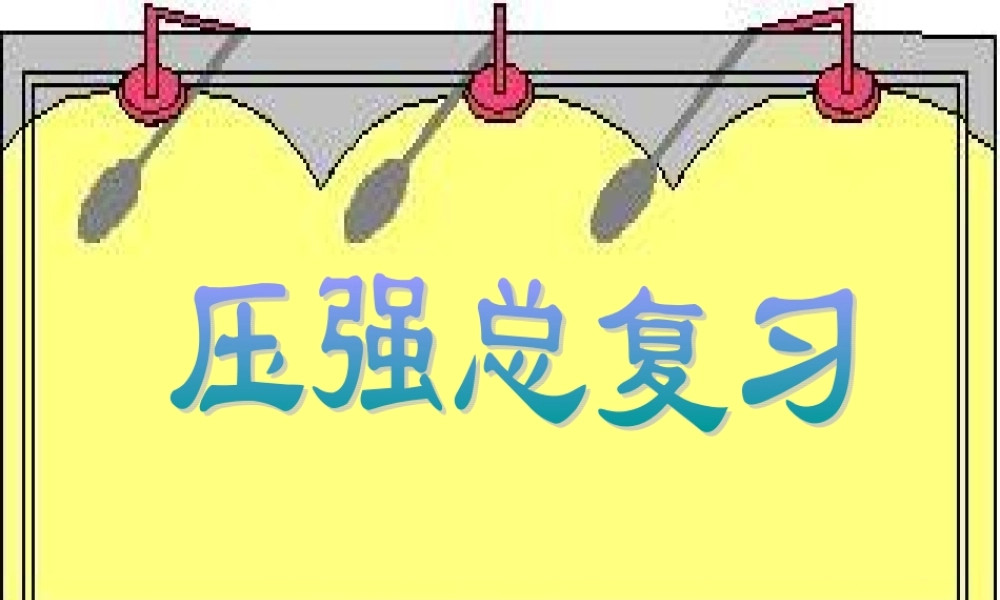 初三物理《压强总复习》PPT课件[3]