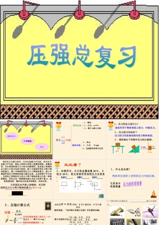 初三物理《压强总复习》PPT课件[3]