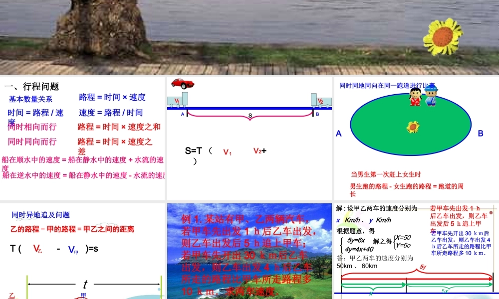 二元一次应用题分类5