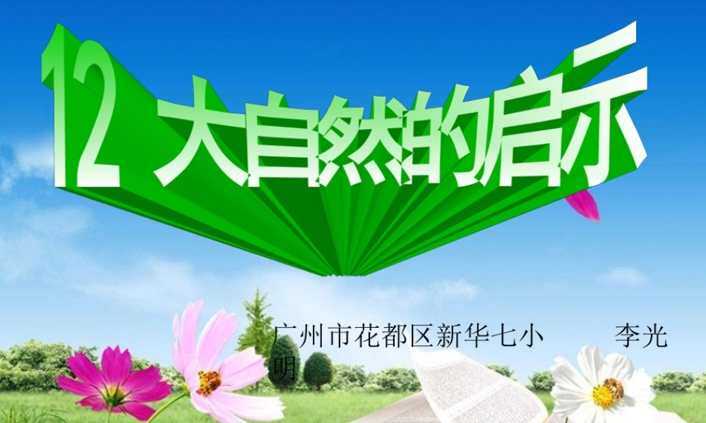 大自然的启示完美版