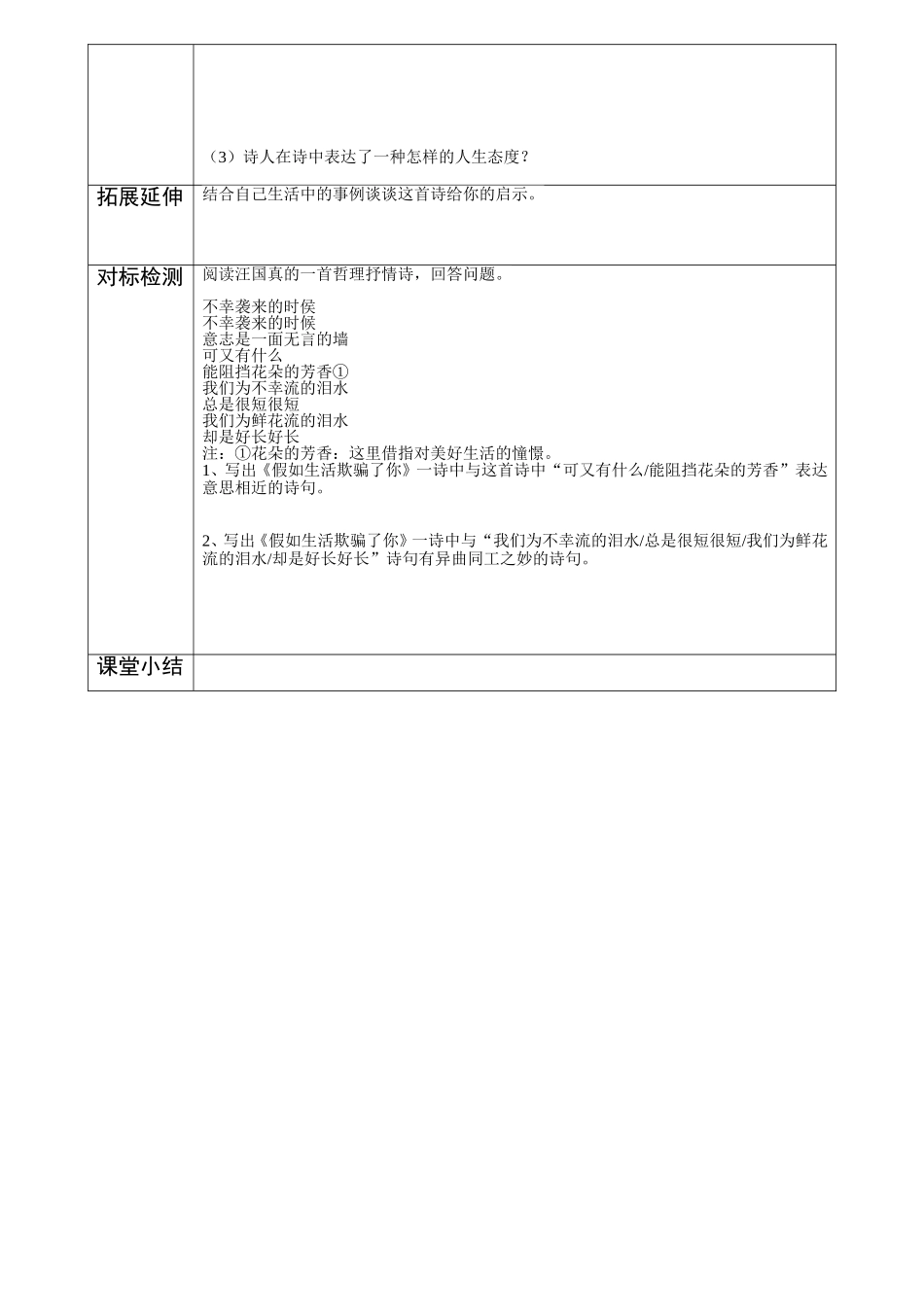 假如生活欺骗了你 (2)_第2页