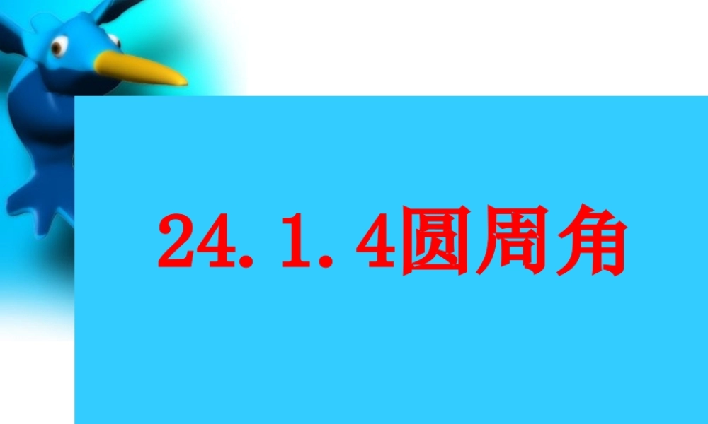 圆周角PPT