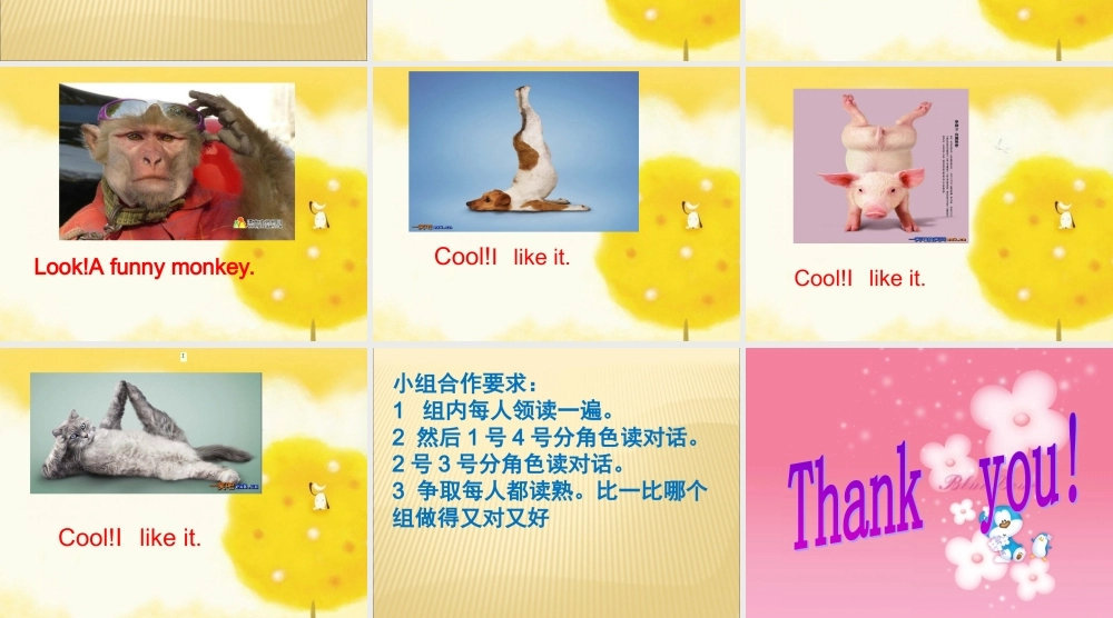 三年级英语上册Unit4WeLoveAnimalsLet’stalk第一课时课件