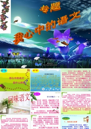 专题___我心中的语文
