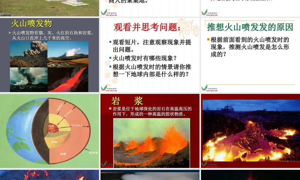 《庞贝城的毁灭》课件