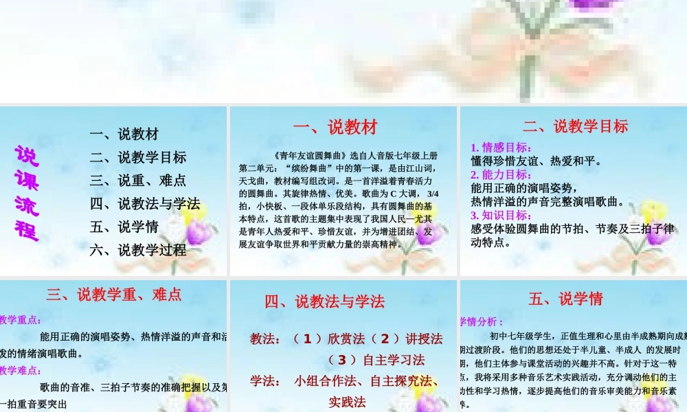 青年友谊圆舞曲说课课件