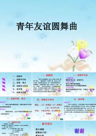 青年友谊圆舞曲说课课件