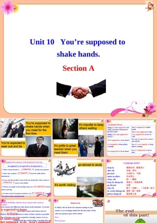 九年级英语unit10period4