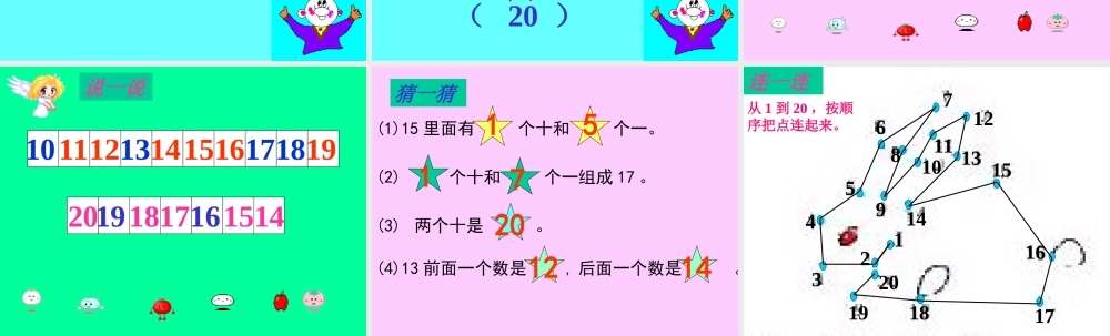 到各数的认识