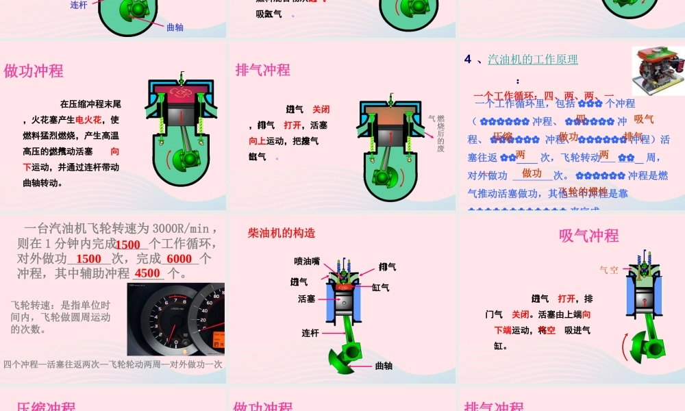九年级物理上册 22 内燃机课件2 (新版)教科版 课件
