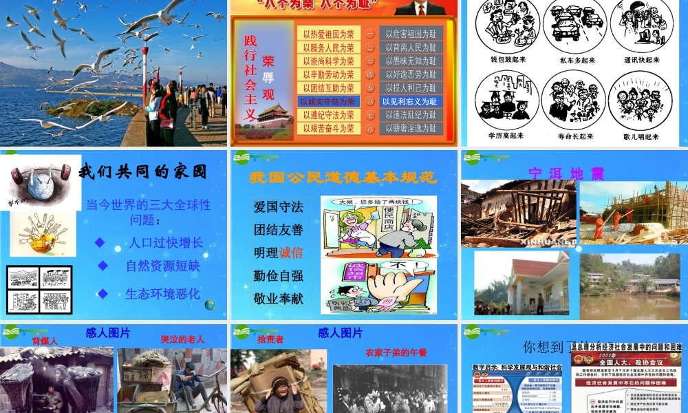 九年级政治 共同推进和谐社会 课件 人教新课标版 课件