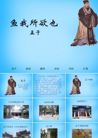 九年级语文下册 519 鱼我所欲也课件 新人教版 课件