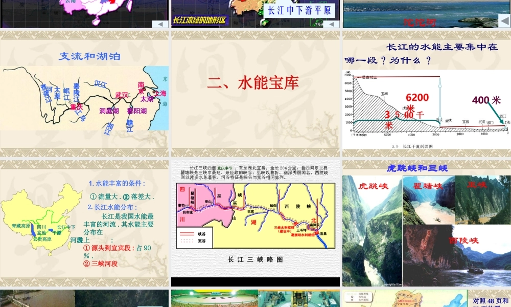 八年级地理长江的开发课件 新课标 人教版 课件