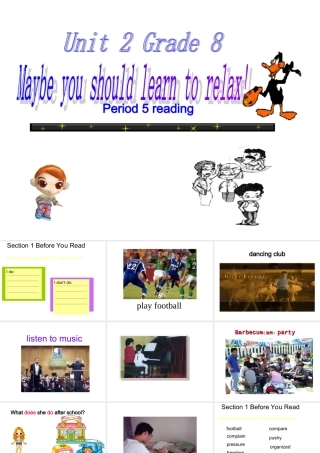 八年级英语下学期新目标Unit2period4课件 人教新目标版 课件