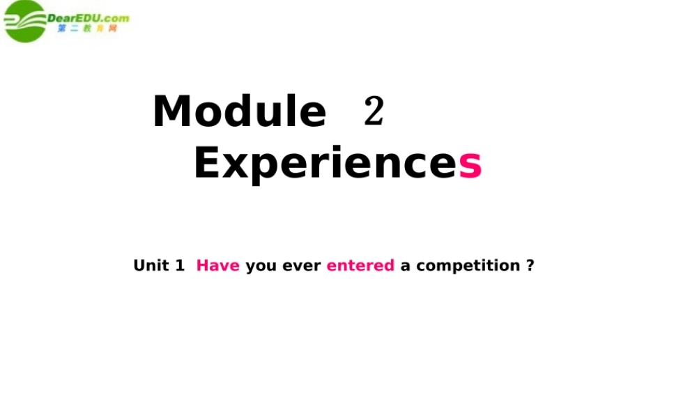 八年级英语上册 Module2 Unit1课件 外研版 课件