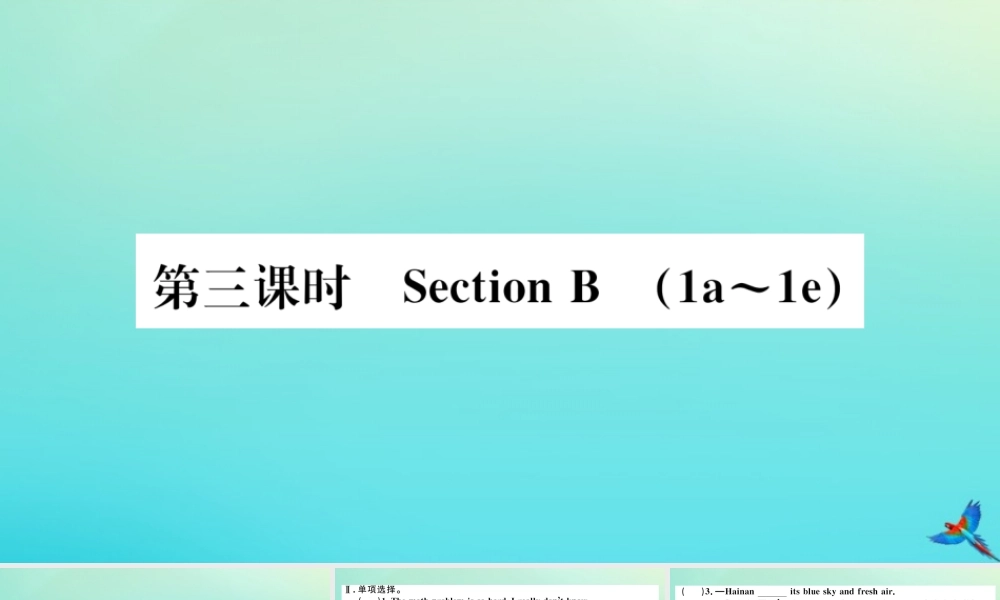 九年级英语全册 Unit 5 What are the shirts made of(第3课时)习题课件 (新版)人教新目标版 课件