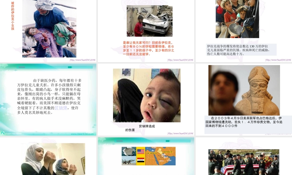 初三政治伊拉克战争的反思 课件