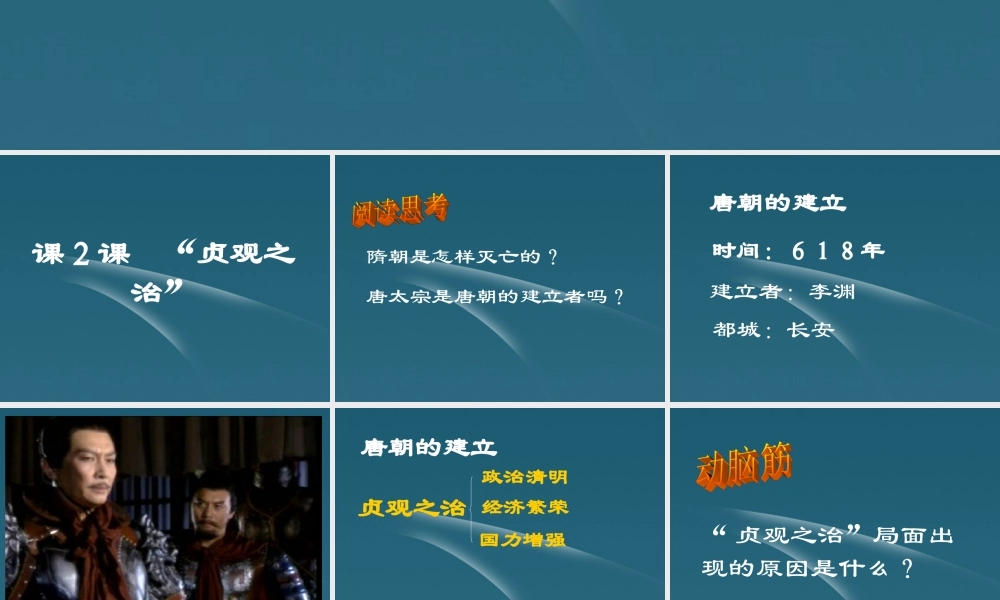 中学七年级历史下册(第2课 贞观之治)课件 人教版 课件