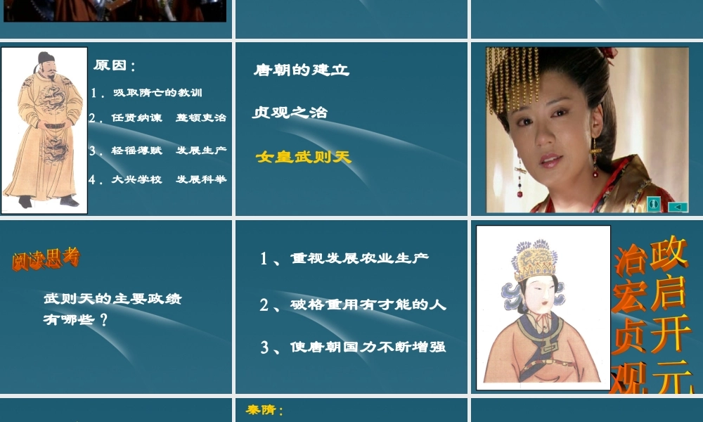 中学七年级历史下册(第2课 贞观之治)课件 人教版 课件