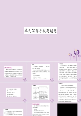 九年级英语全册 Unit 6 When was it invented写作导航与演练作业课件 (新版)人教新目标版 课件