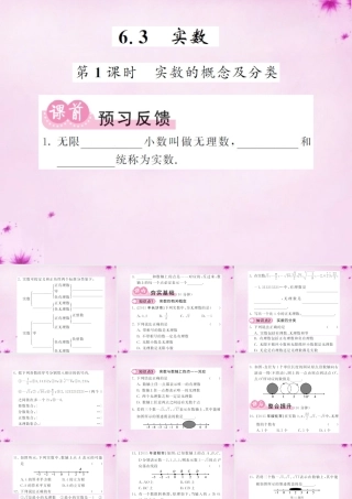 七年级数学下册 6.3 实数(第1课时)实数的概念及分类课件 (新版)新人教版 课件