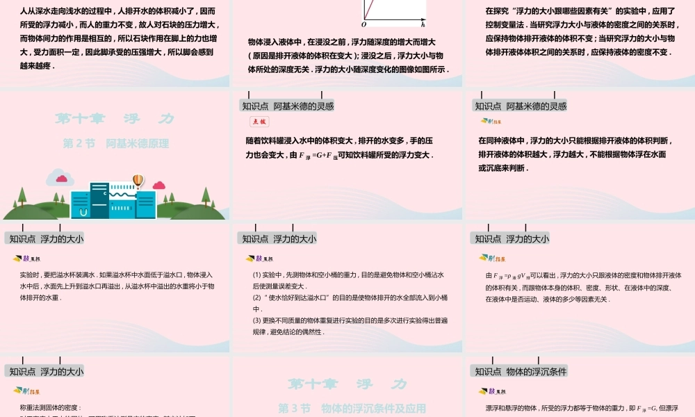 八年级物理下册 第十章 浮力课件 (新版)新人教版 课件