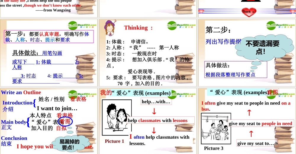 九年级英语中考书面表达复习专题课件