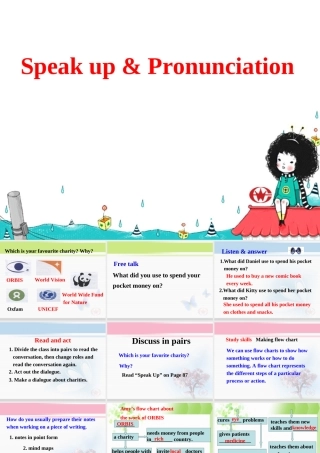 八年级英语下册Unit 5 International charities-Speak up and study skills 课件牛津版 课件