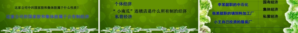 九年级政治全册 第三单元 71 造福人民的经济制度课件 新人教版 课件