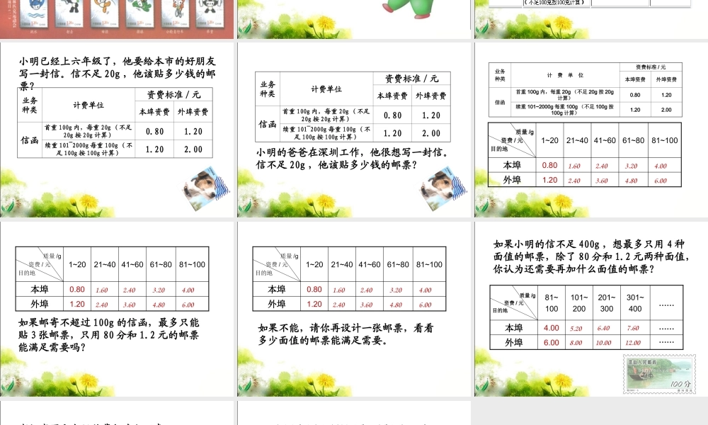邮票中的数字