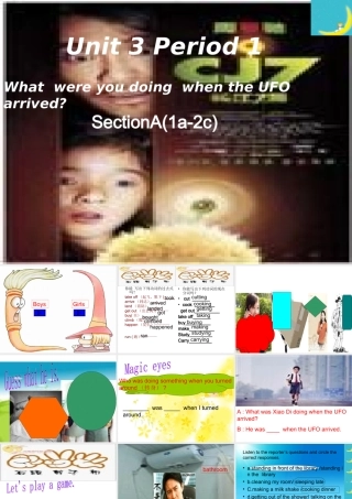 八年级英语 下册三单元sectionA课件人教版 课件