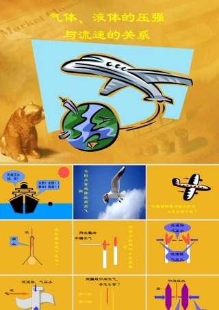 八年级科学上册 3.4流体压强与流速的关系课件 华师大版 课件