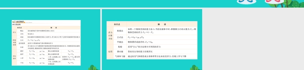 八年级物理下册 期末抢分必胜课 第十章 浮力课件 (新版)新人教版 课件