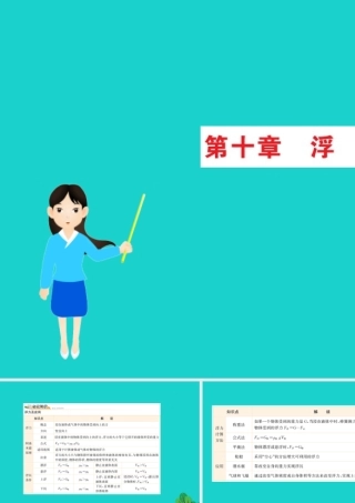 八年级物理下册 期末抢分必胜课 第十章 浮力课件 (新版)新人教版 课件