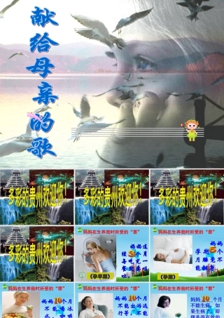 八年级语文下册 (综合性学习：献给母亲的歌)优秀实用课件 人教新课标版 课件