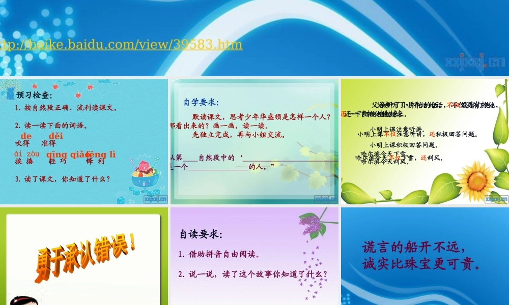 华盛顿和樱桃树