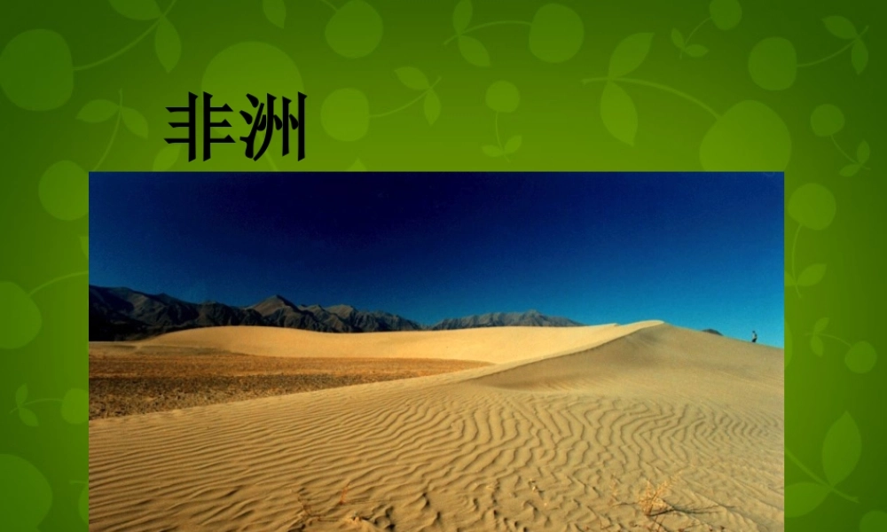 中学七年级地理下册 第八章 第三节 撒哈拉以南的非洲课件 (新版)新人教版 课件