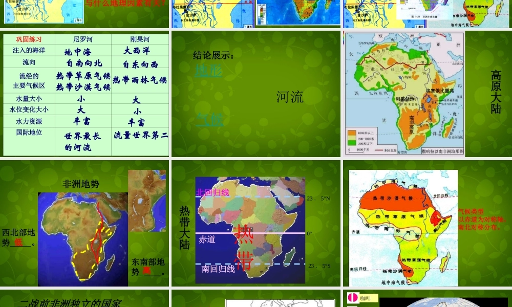 中学七年级地理下册 第八章 第三节 撒哈拉以南的非洲课件 (新版)新人教版 课件