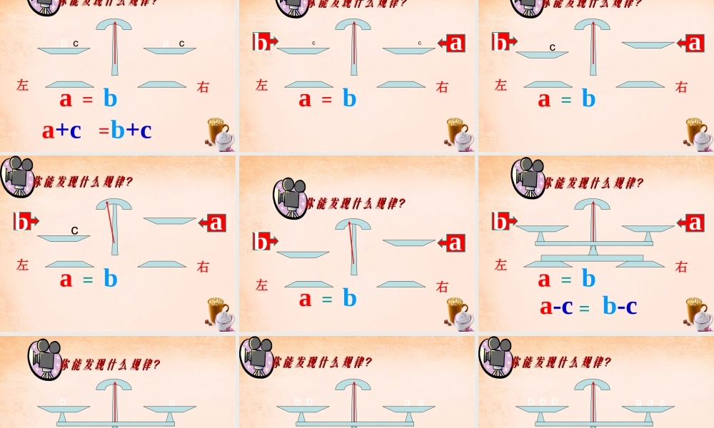 七年级数学下册 6.2.1 等式的性质与方程的简单变形课件 (新版)华东师大版 课件