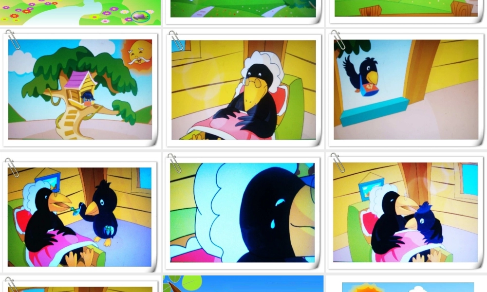 小乌鸦爱妈妈(课件)