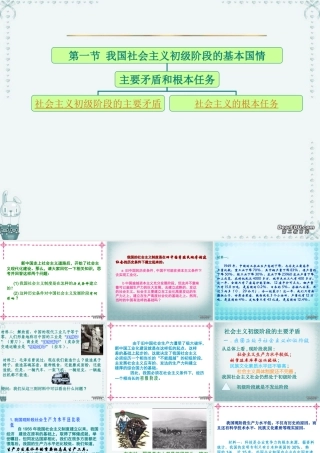 初三政治社会主义初九年级阶段的基本国情 人教版 课件