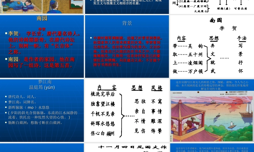 九年级语文上册词五首ppt1 课件