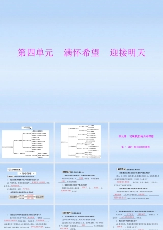 九年级政治 我们的共同理想课件 人教新课标版 课件
