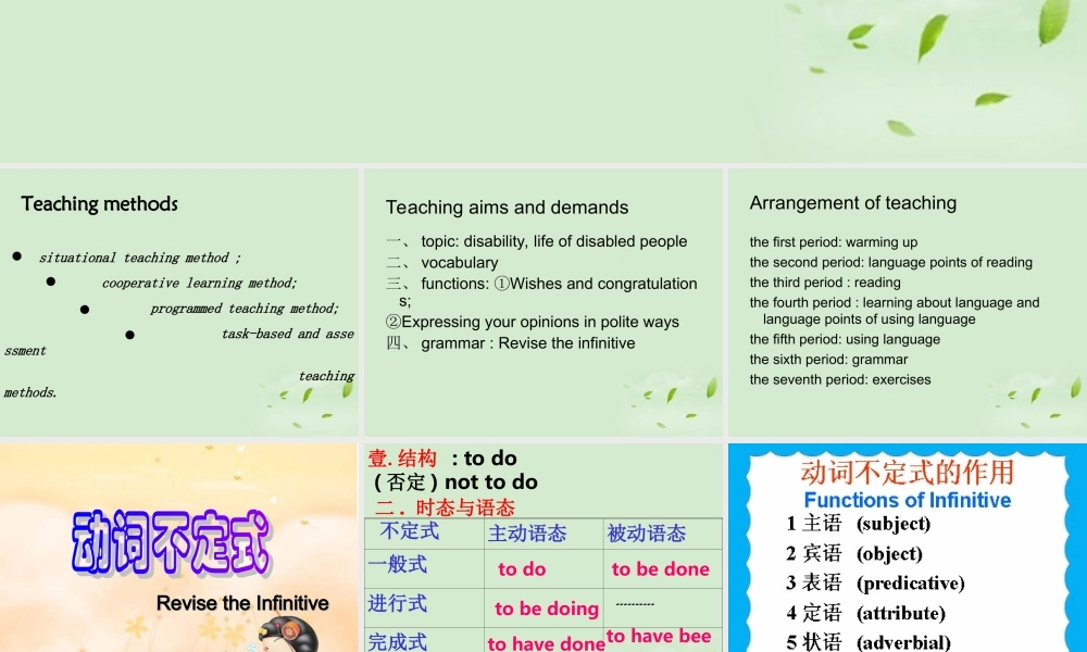 山东省沂水一中高二英语 Unit 1 the sixth period课件(新人教版 课件