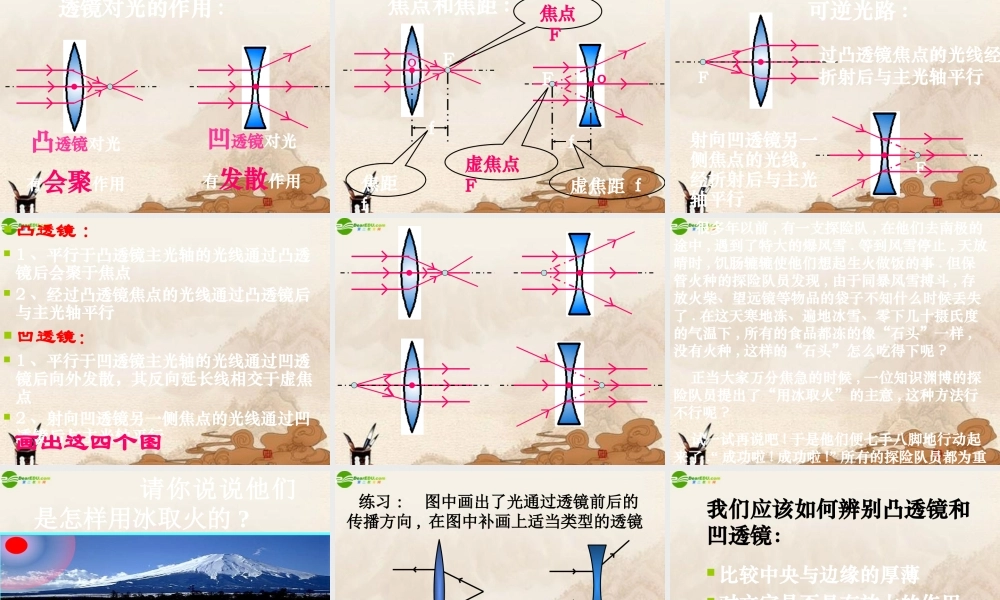 八年级物理上册 探究光的折射规律课件 沪粤版 课件
